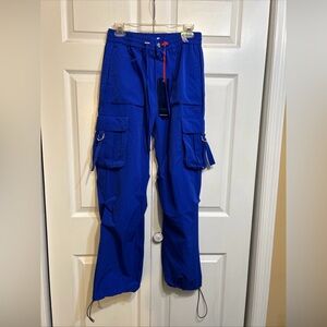 NWT VBRT BUCKLE Vibrant Track Pants Joggers Parachute Cargo Size L Large Womens
